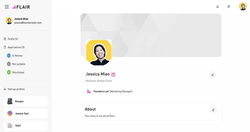 User profile