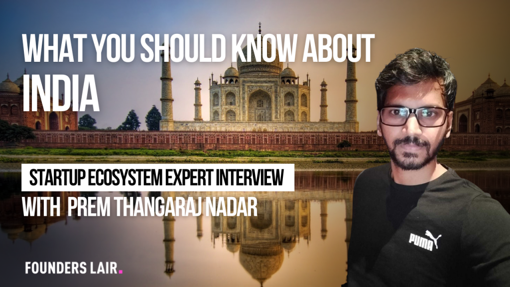 Startup India interview Prem Nadar
