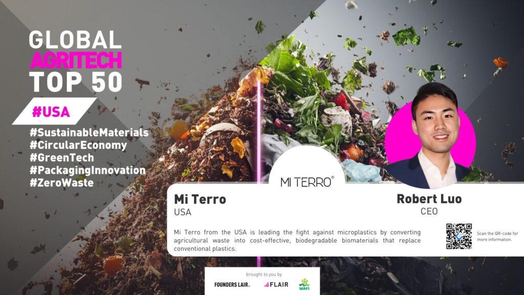 Mi Terro from USA. Global AgriTech Startups Top 50