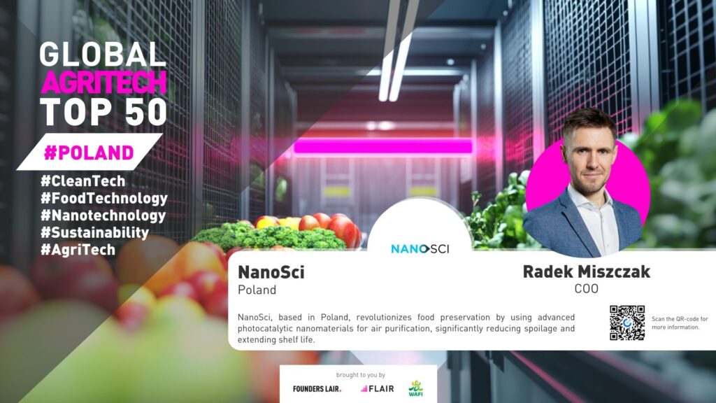 NanoSci from Poland. Global AgriTech Startups Top 50