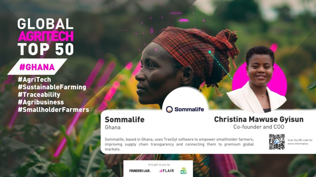 Sommalife, based in Ghana, uses TreeSyt software to empower smallholder farmers, improving supply chain transparency and connecting them to premium global markets.